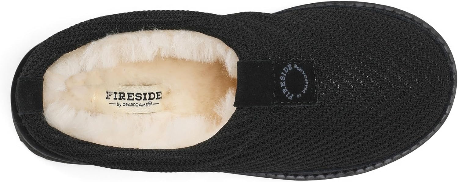 image:imageDearfoams Womens Greta Sport Knit Water Resistant ClogBlack