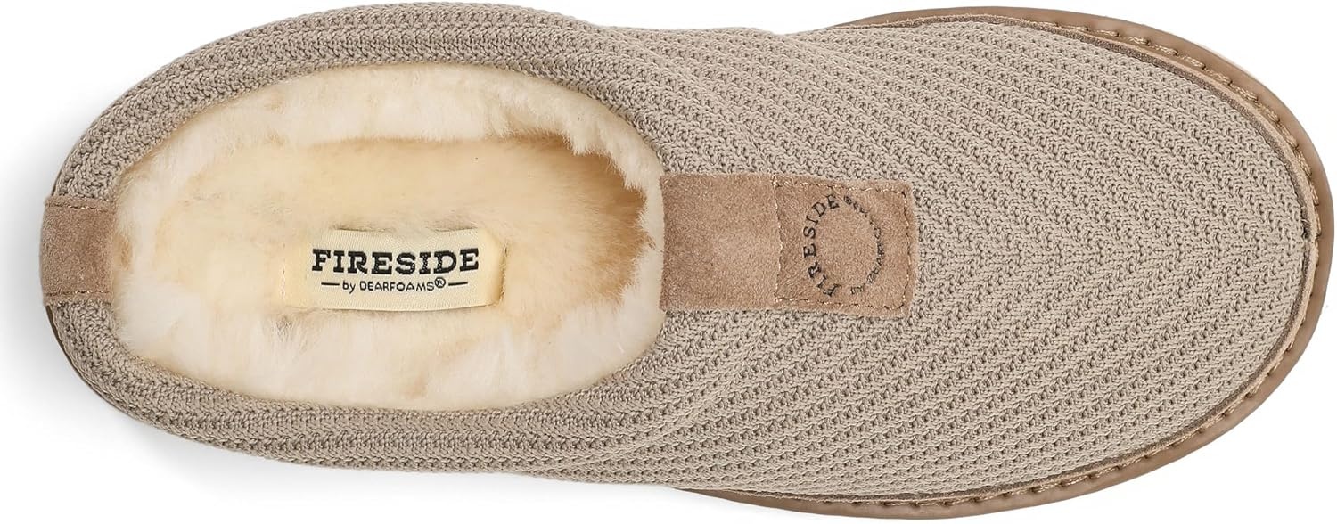 image:imageDearfoams Womens Greta Sport Knit Water Resistant ClogDriftwood