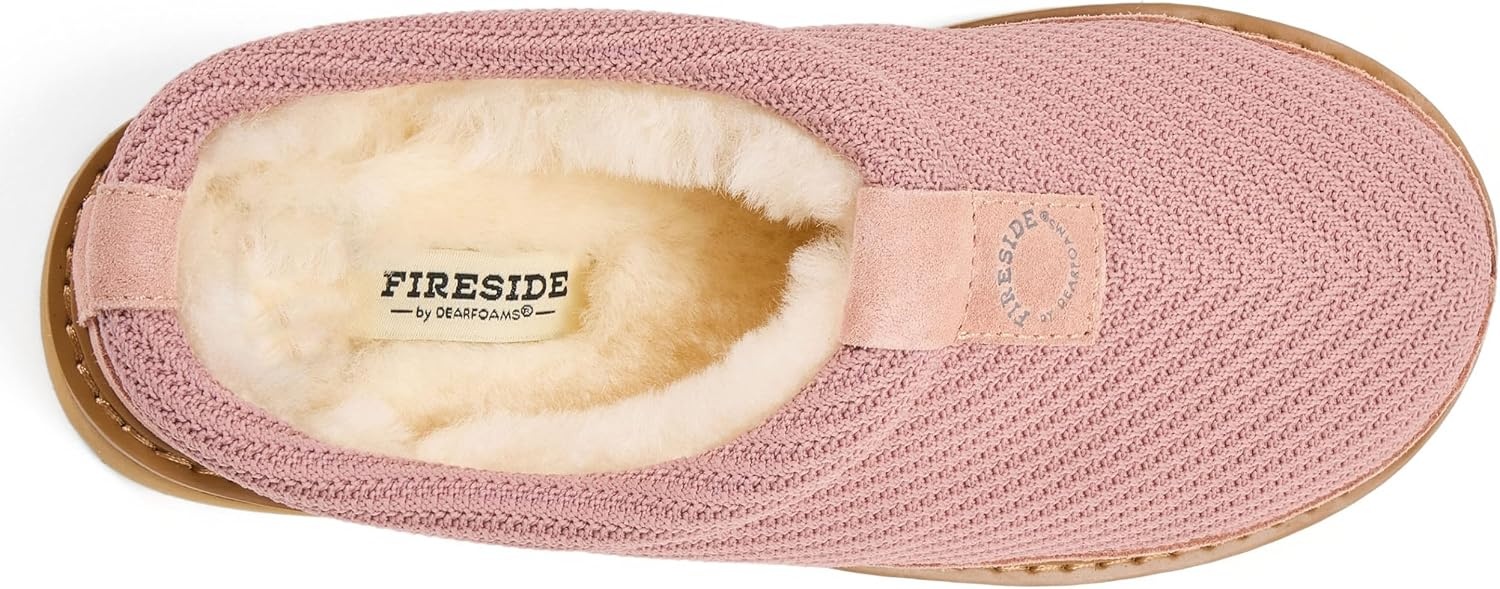 image:imageDearfoams Womens Greta Sport Knit Water Resistant ClogDusty Pink
