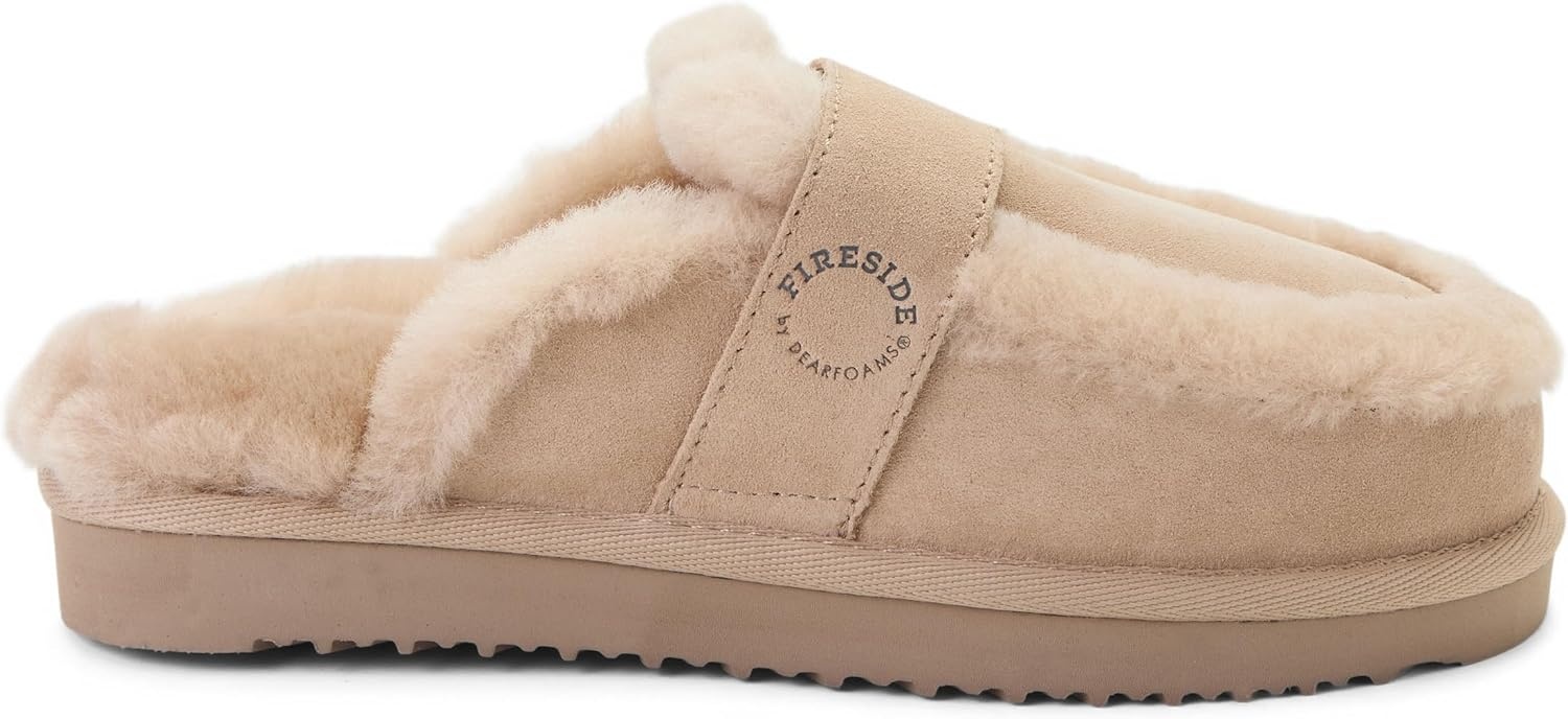 image:imageDearfoams Womens Richmond Genuine Shearling ScuffSand