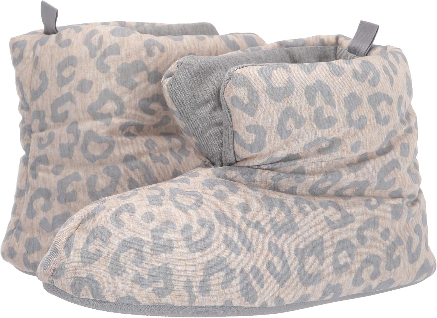 image:imageDearfoams womens Zoey Lounge Duvet Bootie SlipperSlipperOatmeal Heather