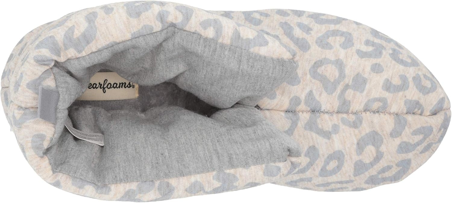 image:imageDearfoams womens Zoey Lounge Duvet Bootie SlipperSlipperOatmeal Heather