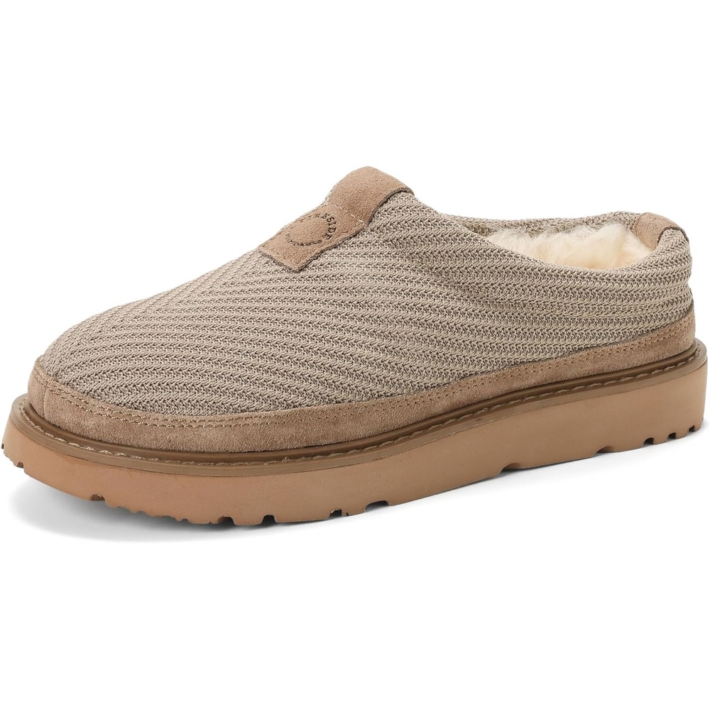 image:imageDearfoams Womens Greta Sport Knit Water Resistant ClogDriftwood