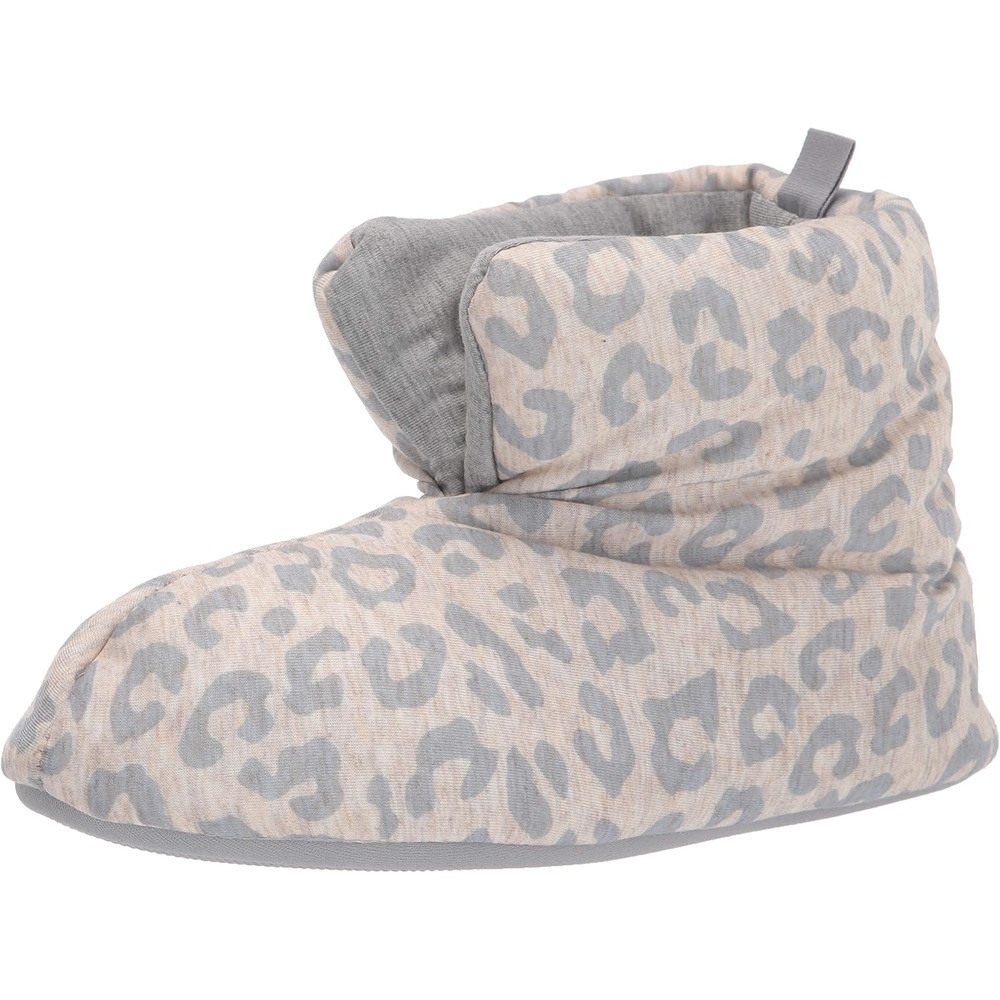 image:imageDearfoams womens Zoey Lounge Duvet Bootie SlipperSlipperOatmeal Heather