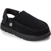 Dearfoams Women’s Coin Convertible Mule(Black)