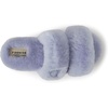 Dearfoams Women’s Fireside Benalla All Over Shearling Double Band Easy on/Off Slide(Eventide)