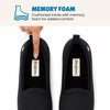 Dearfoams Women’s Rachel Velour Closed Back(Black)