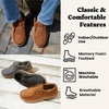 Dearfoams Men’s Bennett Indoor/Outdoor Memory Foam Comfort Chukka Boot(Chestnut)