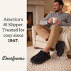 Dearfoams Men’s Bennett Indoor/Outdoor Memory Foam Comfort Chukka Boot(Dark Black)
