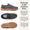 Dearfoams Men’s Bennett Indoor/Outdoor Memory Foam Comfort Chukka Boot(Dark Heather Grey)