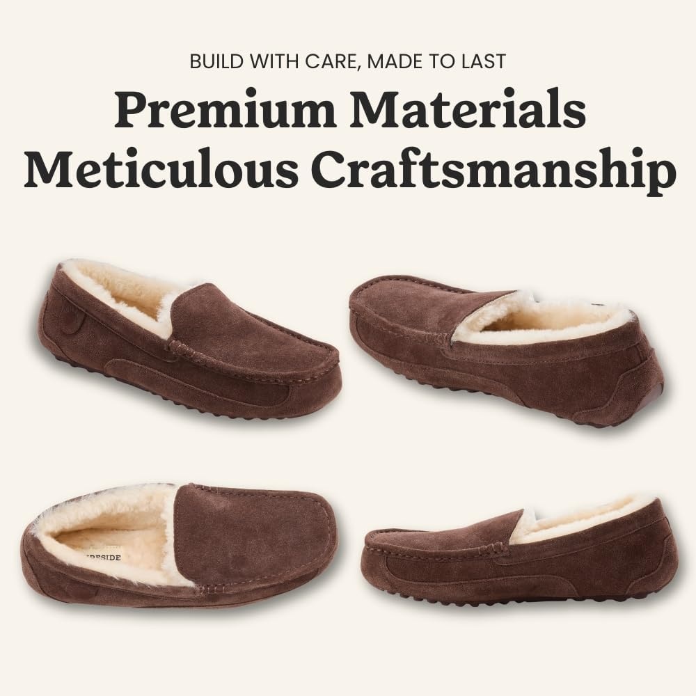 image:imageFireside by Dearfoams mens Melbourne Slipper Coffee 9 US