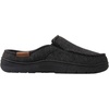 Dearfoams Men’s Indoor/Outdoor Breathable Memory Foam Clog Slippers in Black 9-10 Medium