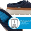 Dearfoams Men’s Marshmellow Warmth-lined Water-repellent Clogs(Navy)