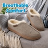 Dearfoams mens Slippers Indoor House Shoes With Memory Foam – Aldan Clog Slipper(Fossil)