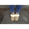 Fireside by Dearfoams Women’s Sydney Shearling Slippers, Sand, 8