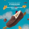 Fireside by Dearfoams mens Melbourne Slipper, Coffee, 9 US