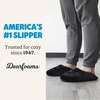 Dearfoams womens Bailey Plush Furry Scuff Slipper(Black)
