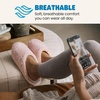 Dearfoams womens Bailey Plush Furry Scuff Slipper(Dusty Pink)