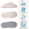 Dearfoams womens Bailey Plush Furry Scuff Slipper(Dusty Pink)