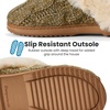 Dearfoams womens House Slipper With Memory Foam – Nicki Knit Scuff Indoor Shoes(Loden)