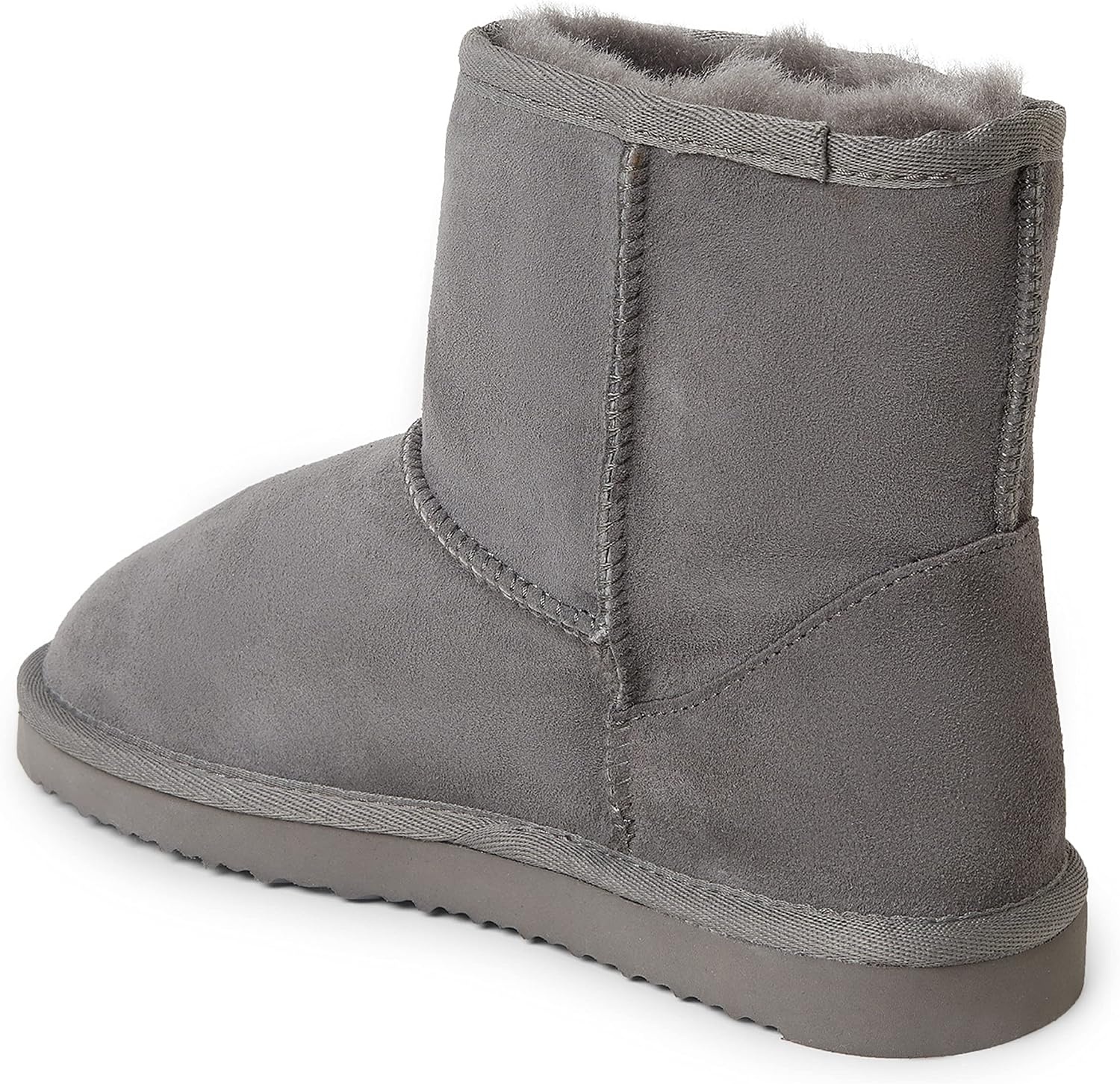 image:imageFireside by Dearfoams Womens Rosebery Genuine Shearling Water Resistant Boot Grey 8