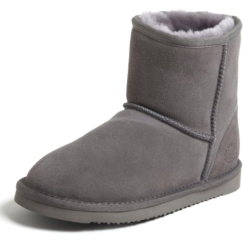 image:imageFireside by Dearfoams Womens Rosebery Genuine Shearling Water Resistant Boot Grey 8