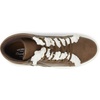 Dearfoams Women’s Kinsley Sport Foam Outside Zip & Lace Bootie(Brown)