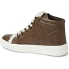 Dearfoams Women’s Kinsley Sport Foam Outside Zip & Lace Bootie(Brown)