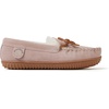 Fireside by Dearfoams Alice Springs Genuine Shearling Moccasin(Dusty Pink)