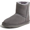 Fireside by Dearfoams Women’s Rosebery Genuine Shearling Water Resistant Boot, Grey, 9