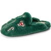 Dearfoams Women’s Novelty Gift Teddy Sherpa Scuff Slip On House Shoe(Spruce)