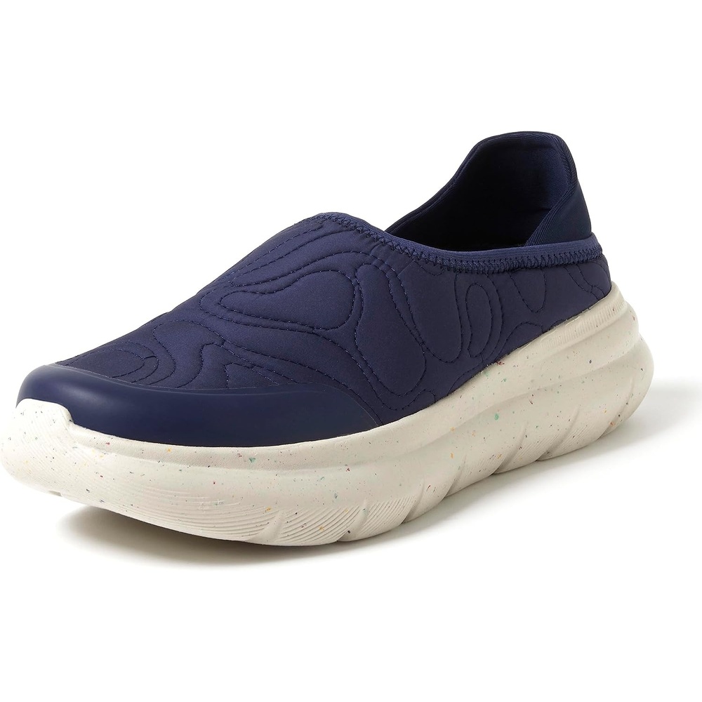 image:imageDearfoams Mens Knox Collapse Back Lightweight Slip on SneakerPeacoat