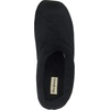 Dearfoams Men’s Microfiber Terry Clog with Memory Foam Slippers (Large, Black)