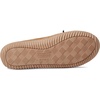 Dearfoams Men’s Nelson Bay Genuine Shearling Indoor/Outdoor Moccasin Slipper(Chestnut)