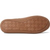 Dearfoams Men’s Nelson Bay Genuine Shearling Indoor/Outdoor Moccasin Slipper(Coffee)