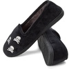 Dearfoams Women’s Rachel Velour Closed Back(Black 1)