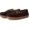 Dearfoams Men’s Nelson Bay Genuine Shearling Indoor/Outdoor Moccasin Slipper(Coffee)