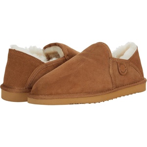 Dearfoams Men’s Hobart Genuine Shearling Closed Back(Chestnut)