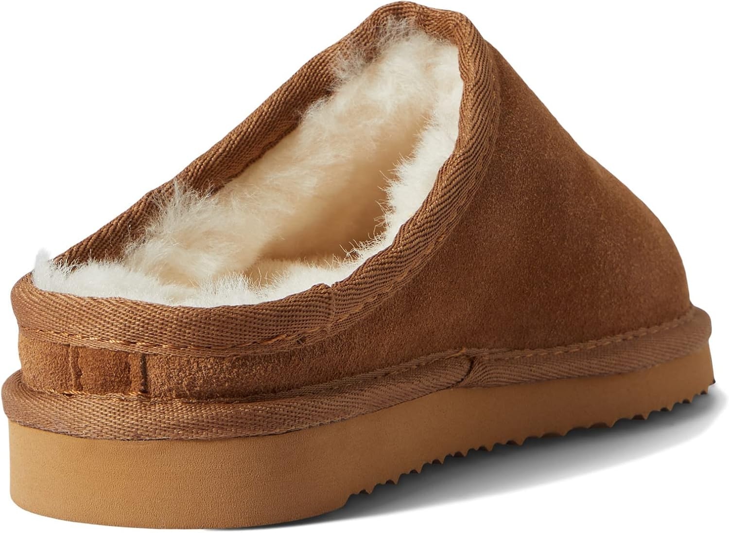 image:imageDearfoams Kids Dempsey Genuine Shearling IndoorOutdoor ClogChestnut