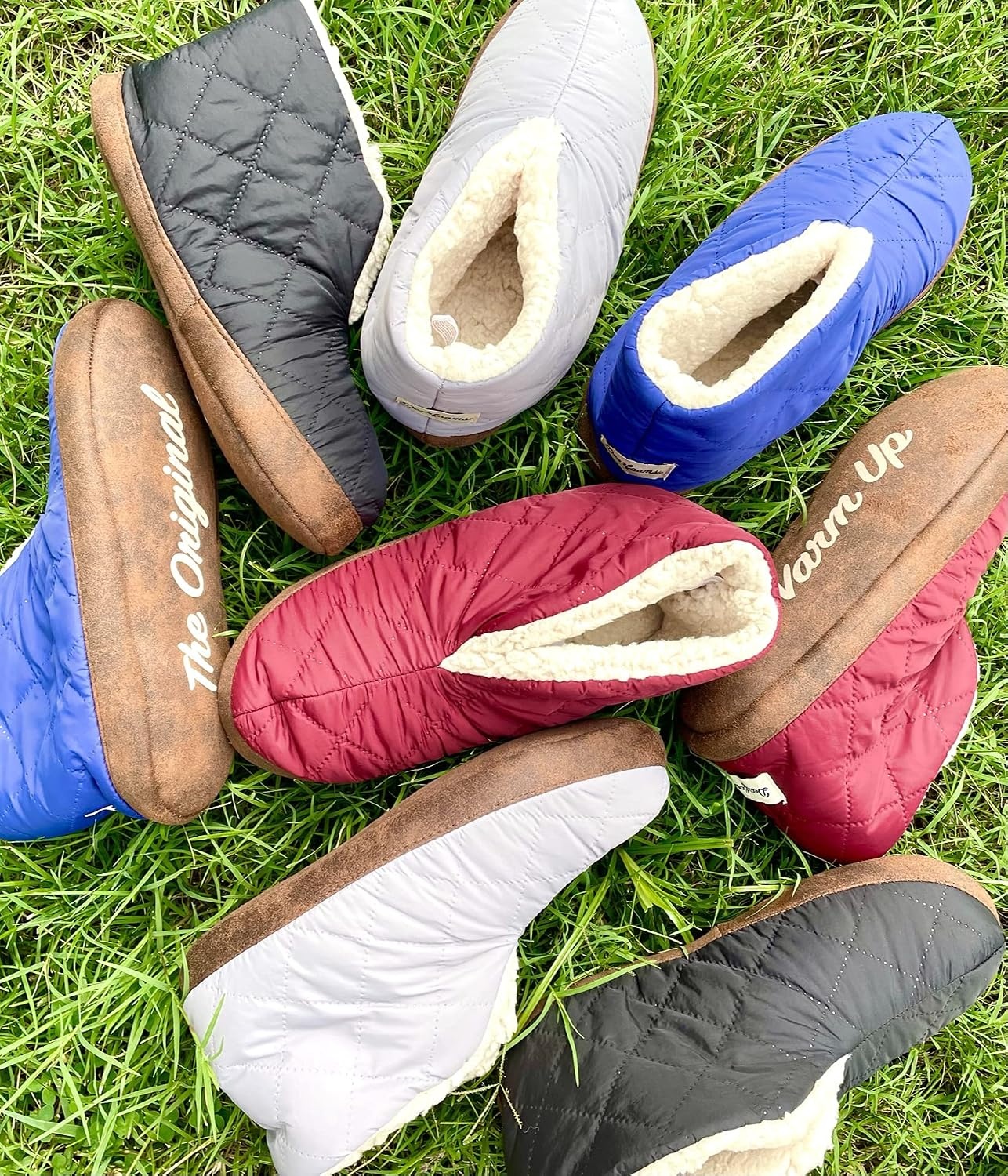 image:imageDearfoams Womens Heritage Warm Up BootiePeacoat Nylon