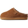 Dearfoams Kids’ Dempsey Genuine Shearling Indoor/Outdoor Clog(Chestnut)