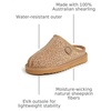 Dearfoams Kids’ Dempsey Genuine Shearling Indoor/Outdoor Clog(Leopard)