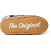 Dearfoams Women’s Heritage Warm Up Bootie(Navy Multi Teddy)
