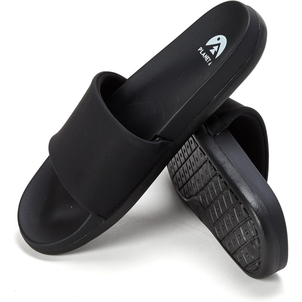 image:imageDearfoams Mens Planet a Mens Regnr8 Solo SlideBlack