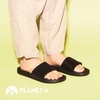 Dearfoams Men’s Planet a Men’s Regnr8 Solo Slide(Black)