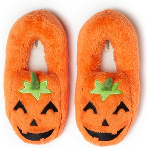 Dearfoams Unisex Adult Matching Family Holiday Christmas Reindeer & Turkey Scuff(Pumpkin)