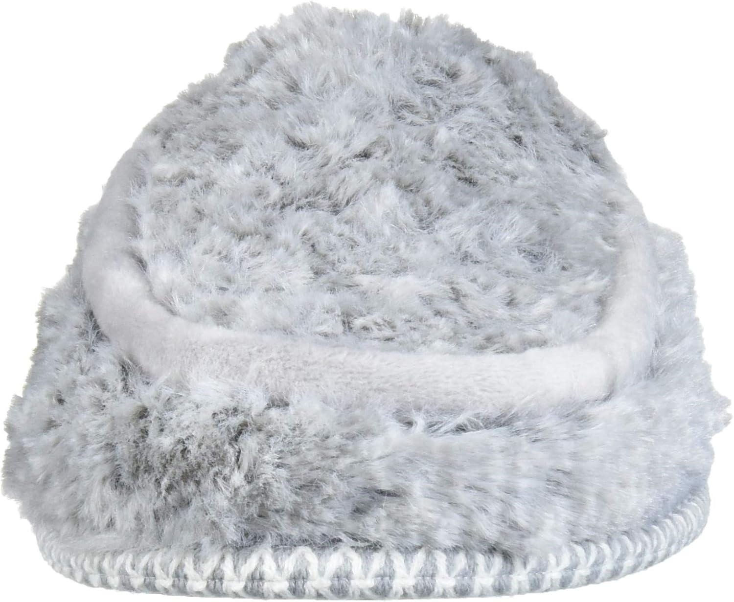image:imageDearfoams Womens Pile Scuff W Velour Trim SlipperGrey