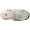 Dearfoams Women’s Pile Scuff W Velour Trim Slipper(Brown)