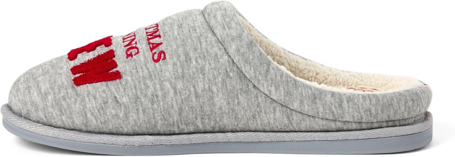 image:imageDearfoams Mens Christmas Morning Crew Matching Family Holiday House ShoesChristmas Crew
