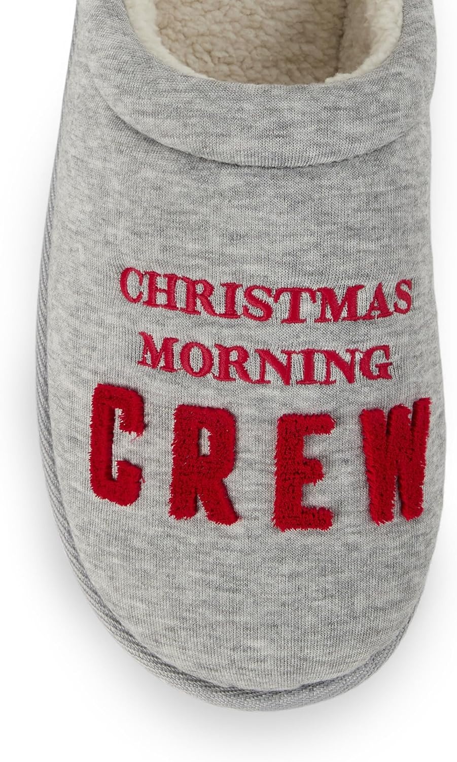 image:imageDearfoams Mens Christmas Morning Crew Matching Family Holiday House ShoesChristmas Crew